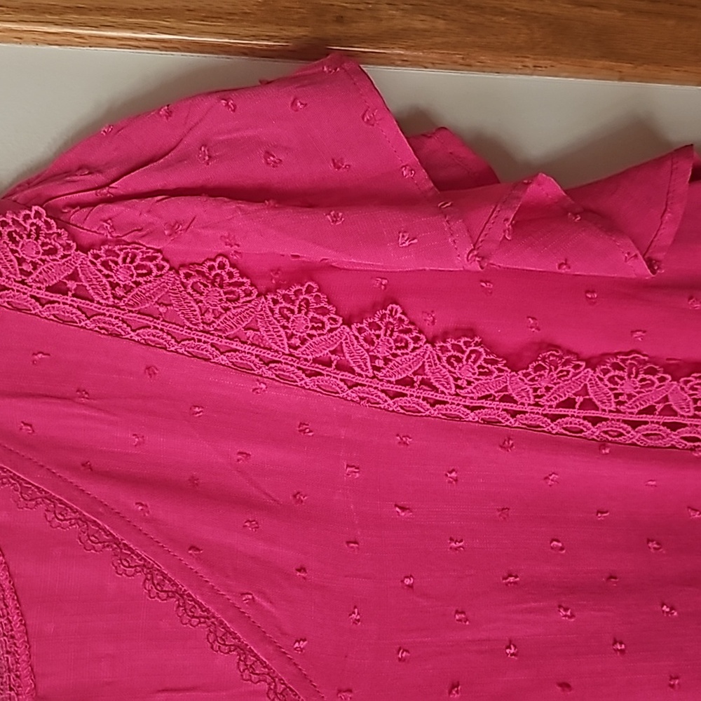 Perch Ruffle Sleeve Top (1X) - Picture 8 of 11